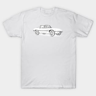 Lotus Elan Sprint Wireframe T-Shirt